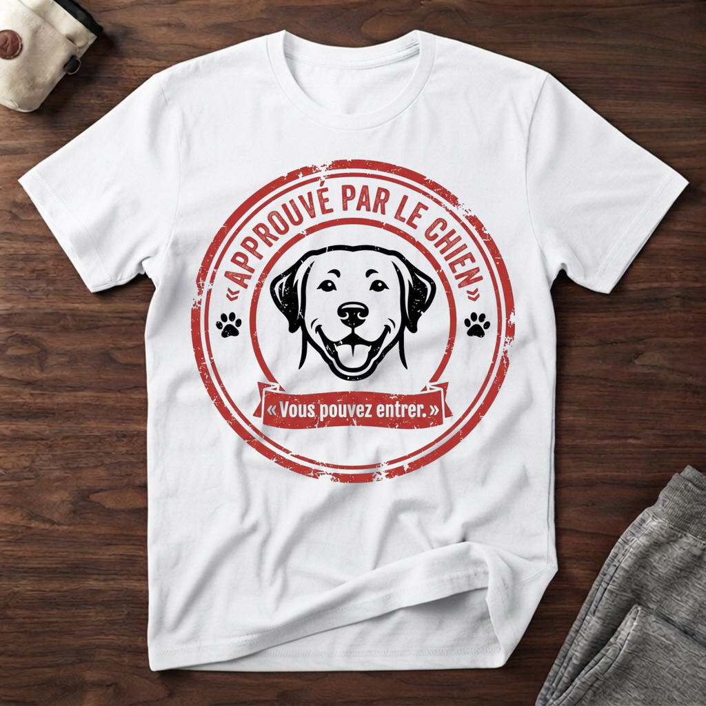 T-Shirt — Approuvé par le Chien