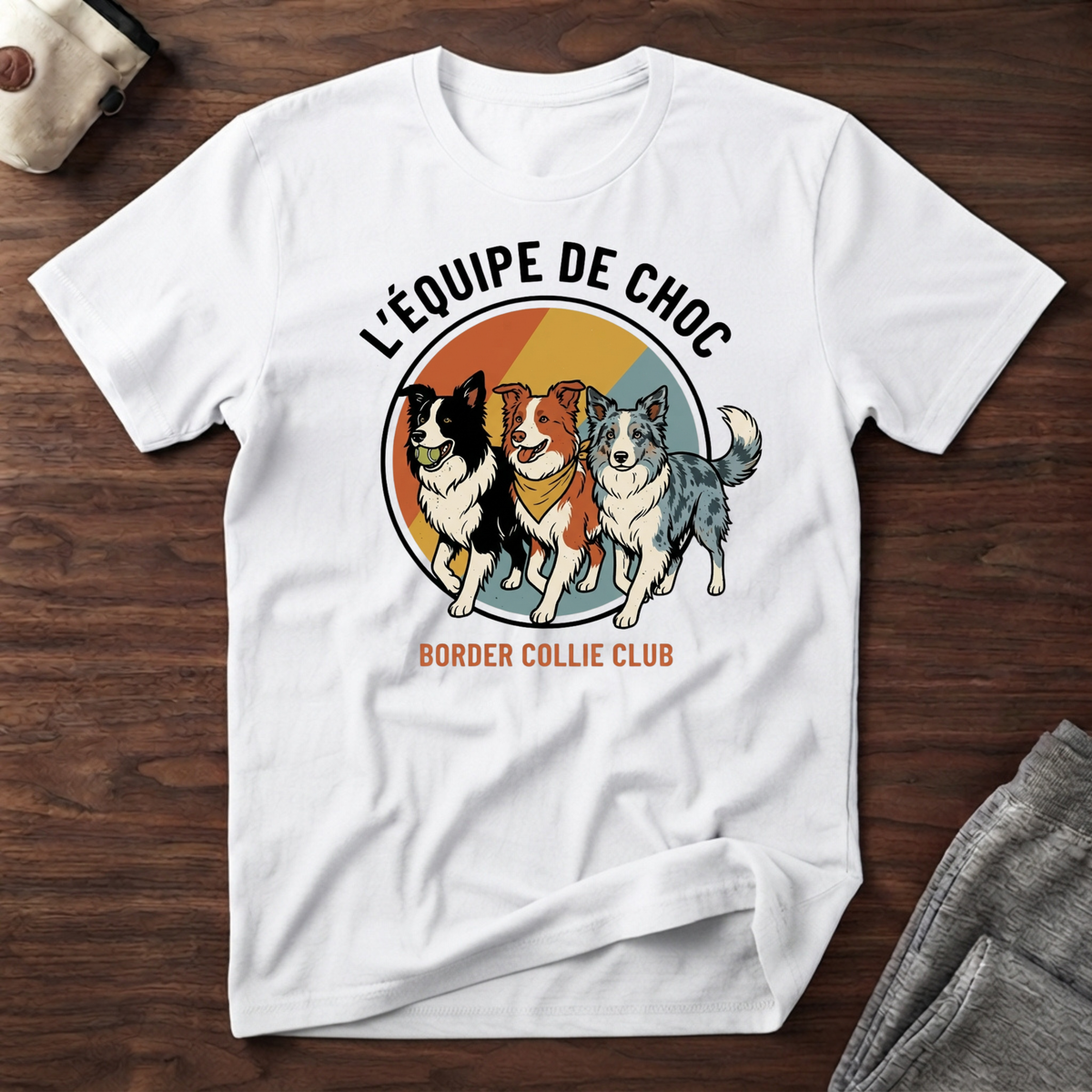 Border Collie Club / L'équipe de Choc - T-Shirt