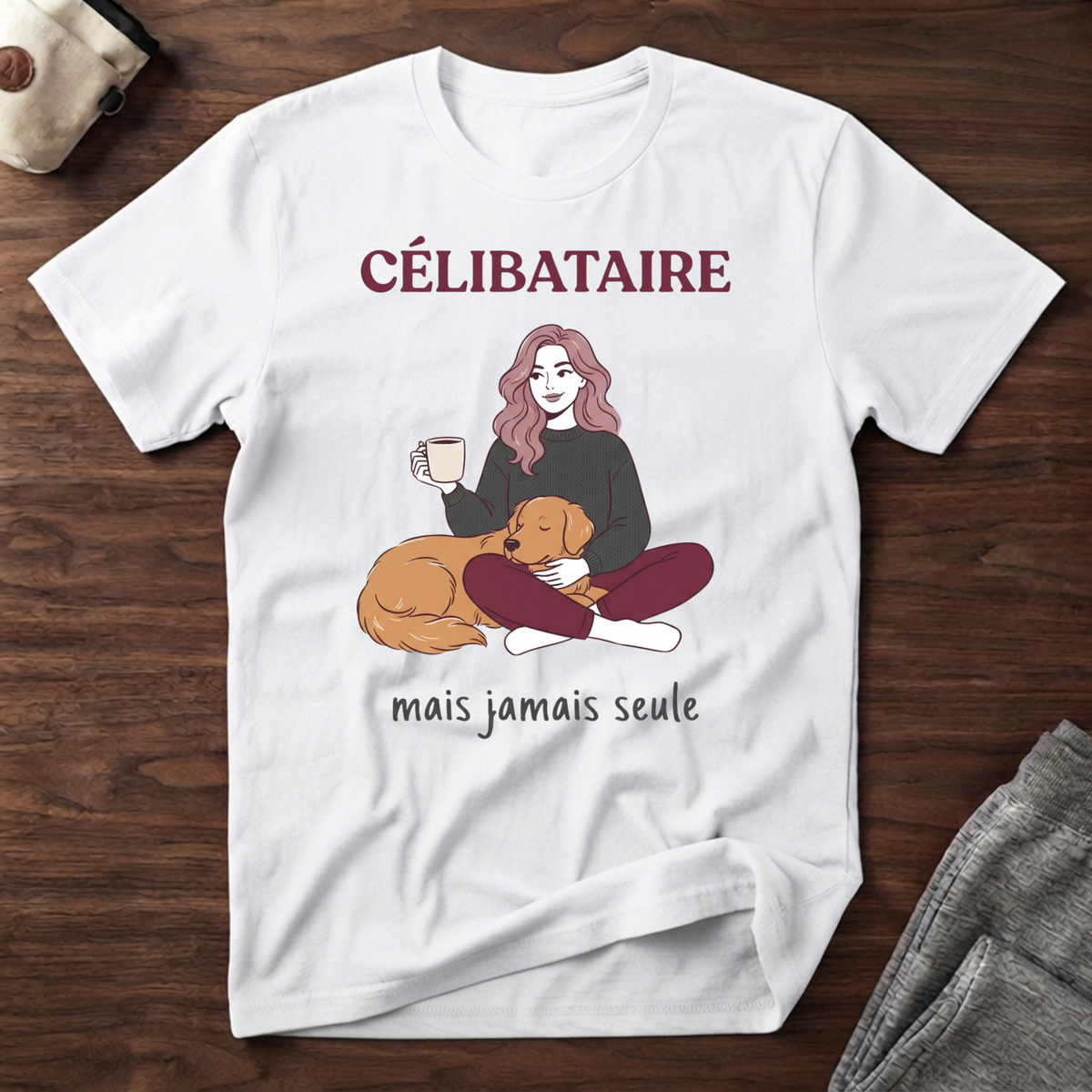 T-Shirt — Célibataire, mais jamais seule