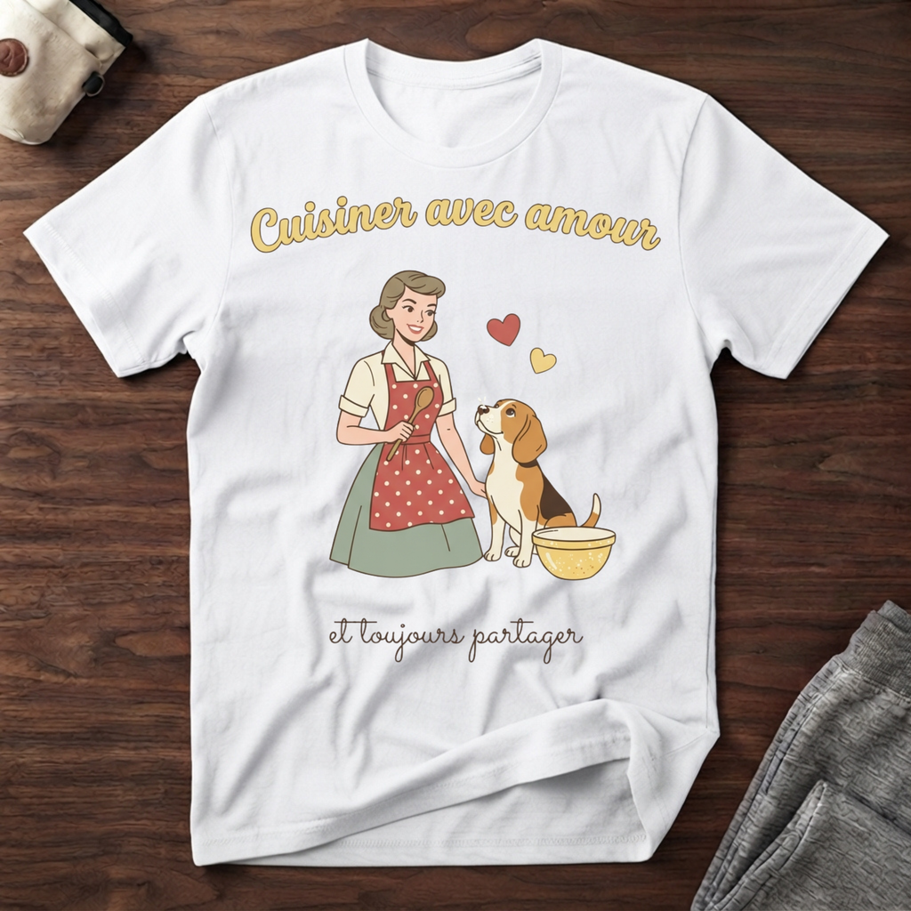 T-Shirt — Cuisiner avec amour