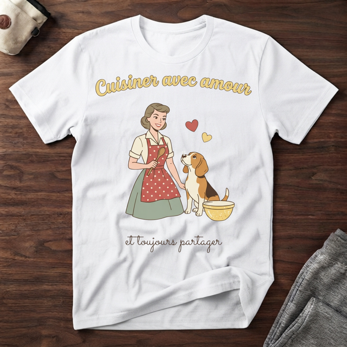 T-Shirt — Cuisiner avec amour