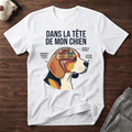 Dans la tête de mon chien - T-Shirt