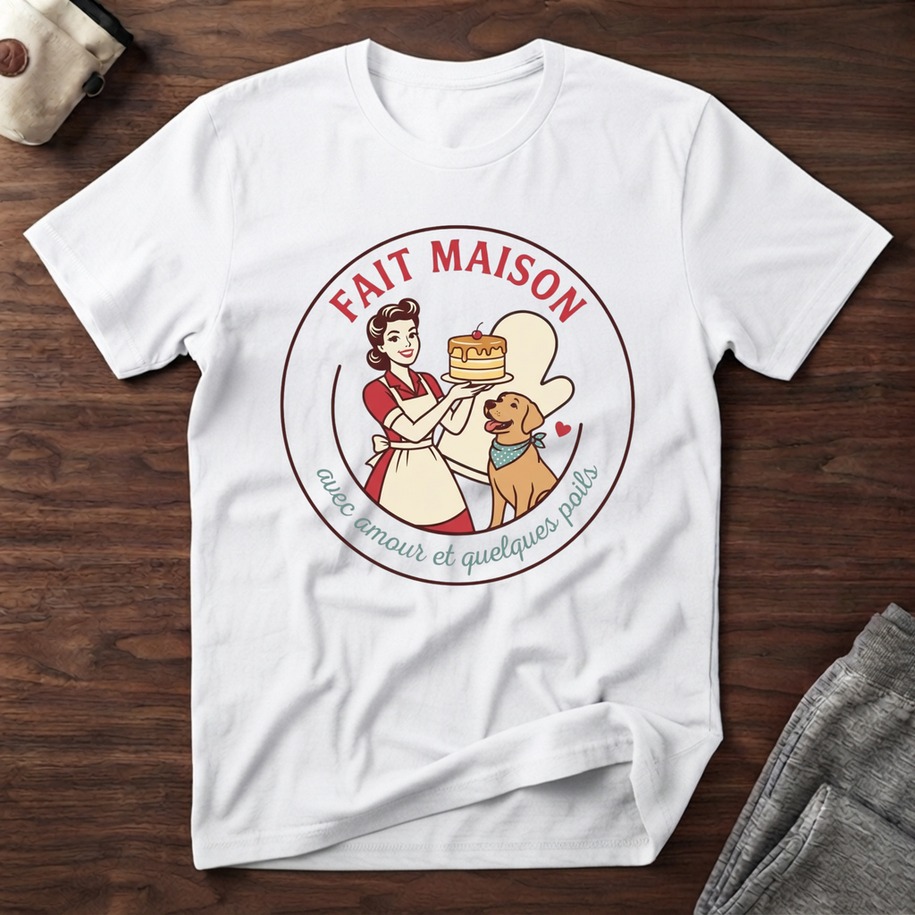 T-Shirt — Fait Maison, avec amour et quelques poils