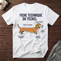 Fiche technique du teckel - T-Shirt