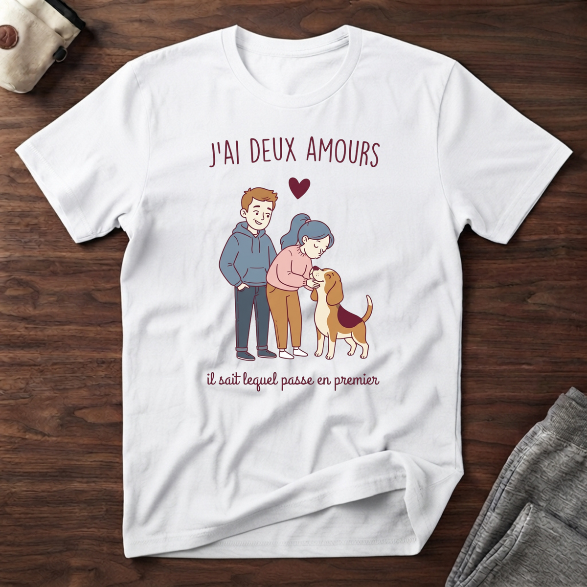 T-Shirt — J'ai Deux Amours...