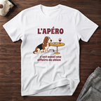 T-Shirt — L'apéro, c'est aussi une affaire de chien