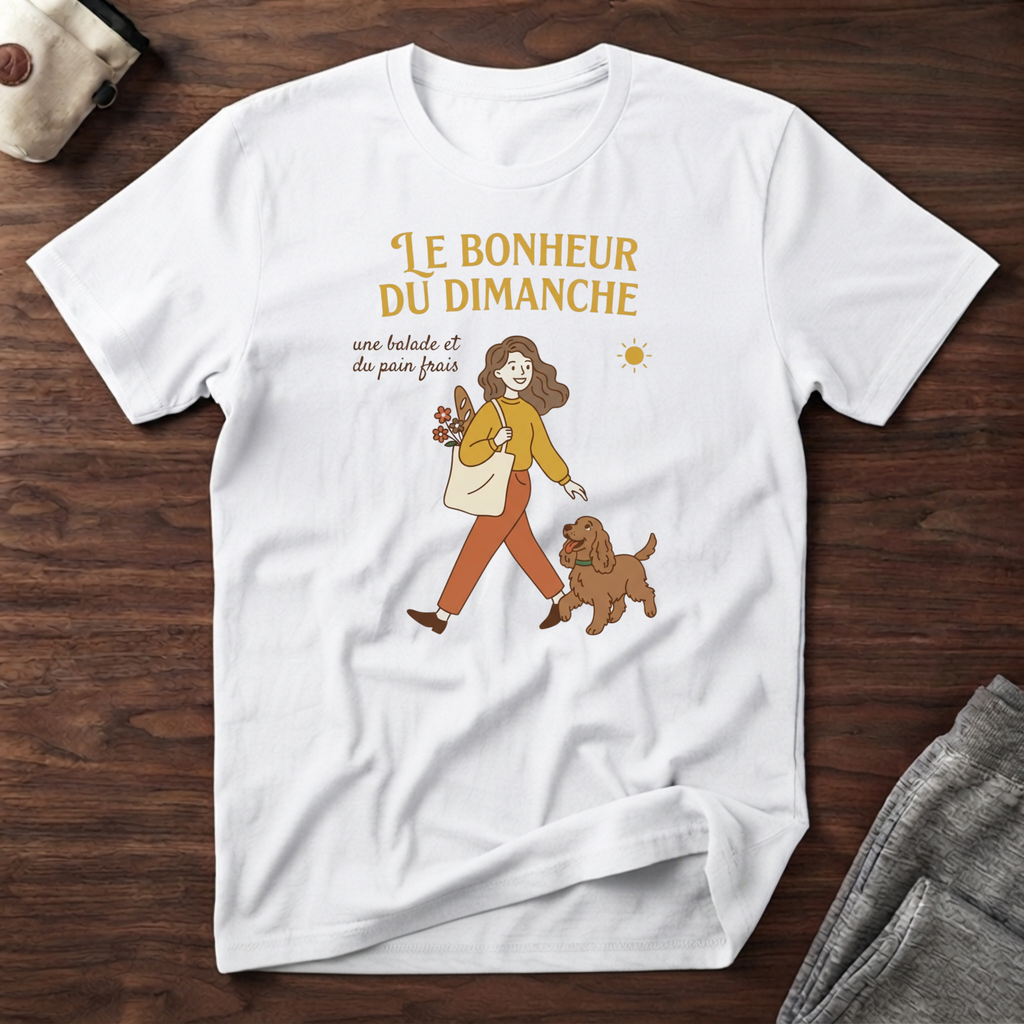 T-Shirt — Le bonheur du Dimanche...