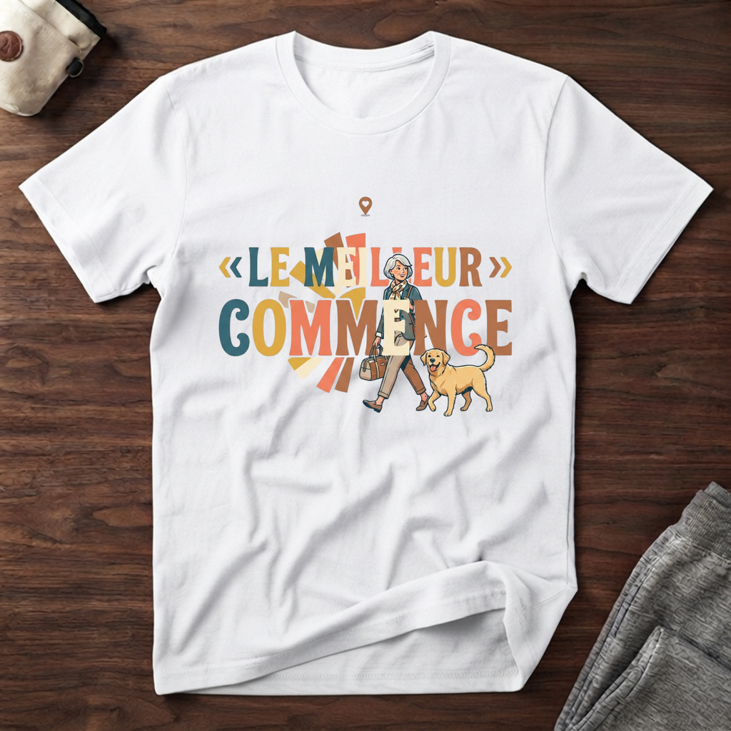 T-Shirt — Le meilleur commence