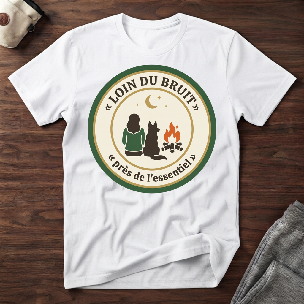 T-Shirt — Loin du bruit, près de l'essentiel