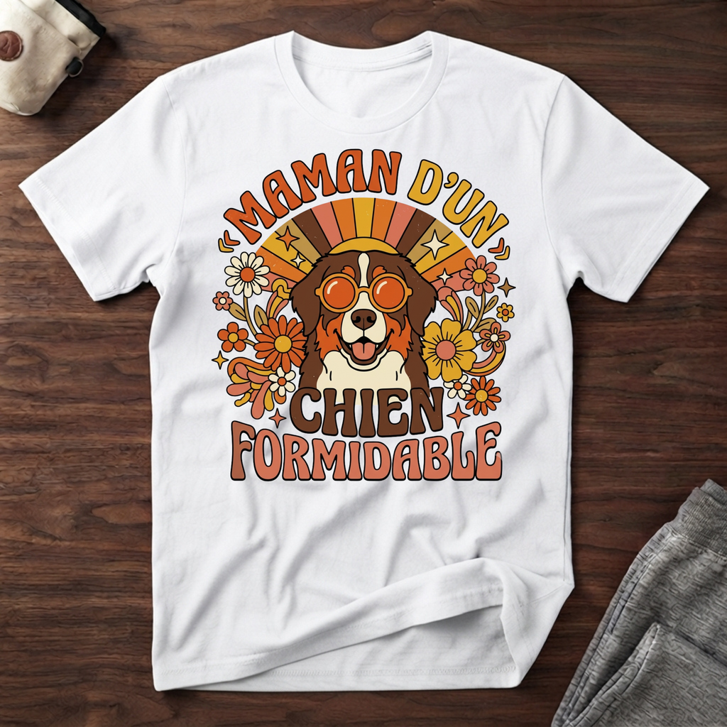 T-Shirt — Maman d'un chien formidable