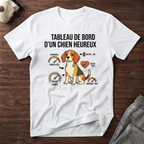 Tableaux de bord d'un chien heureux - T-Shirt