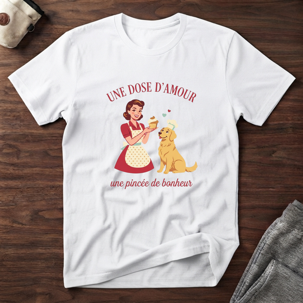 T-Shirt — Une dose d'amour, une pincée de bonheur