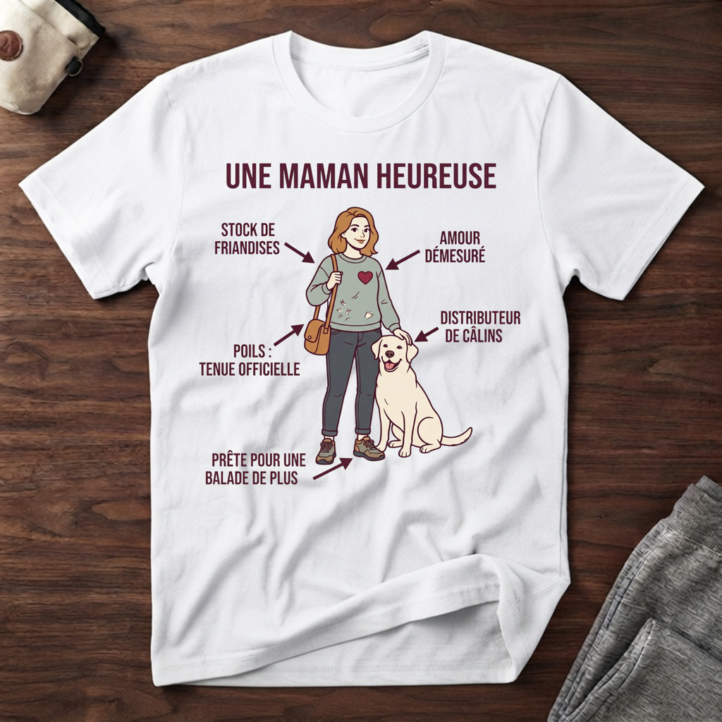 Une maman heureuse - T-Shirt