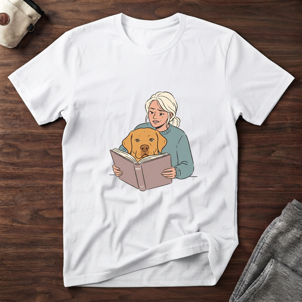 T-Shirt — Un moment de lecture...