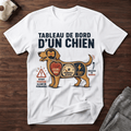 Tableau de bord d'un chien - T-Shirt