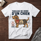 Tableau de bord d'un chien - T-Shirt