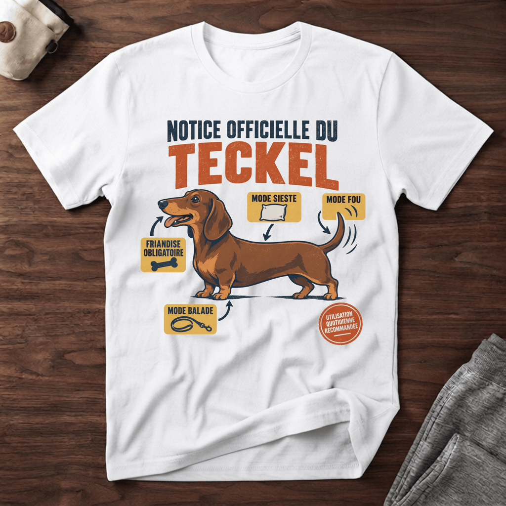 Notice officiel du Teckel - T-Shirt