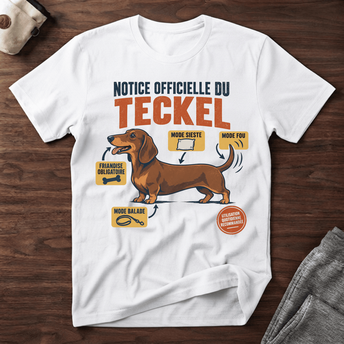 Notice officiel du Teckel - T-Shirt