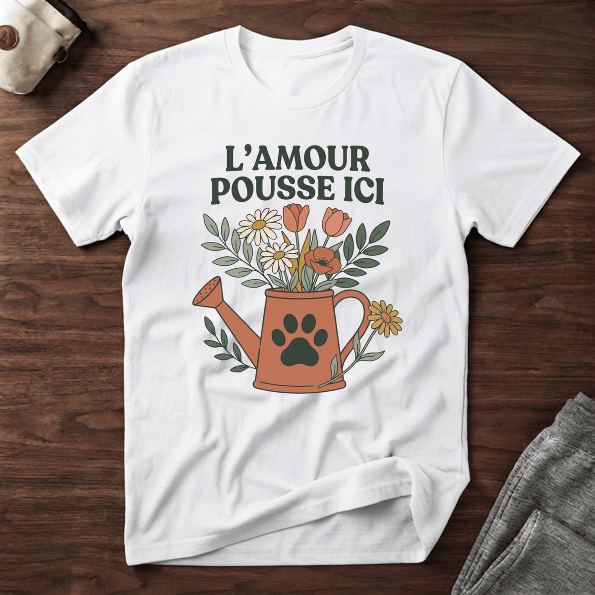 L'amour pousse ici - T-Shirt