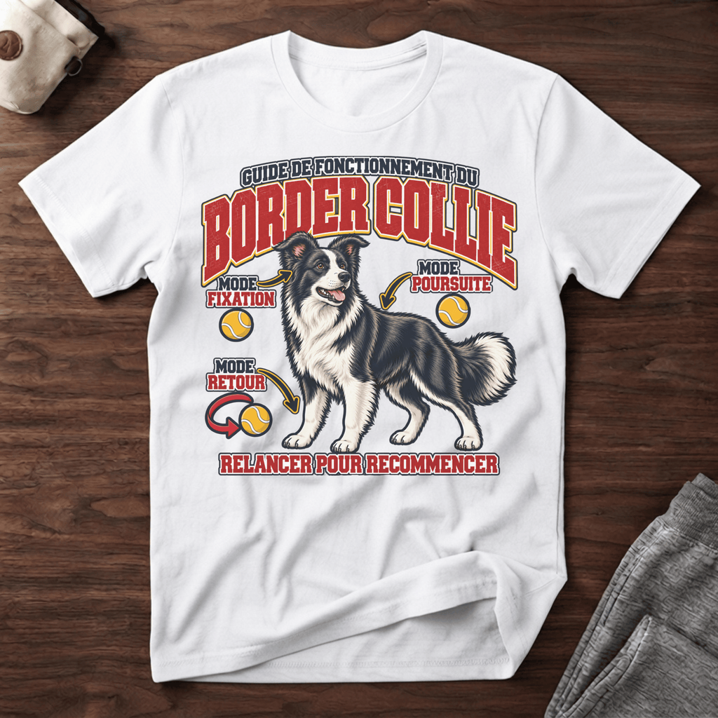 Guide de fonctionnement du Border Collie / Mode Balle - T-Shirt
