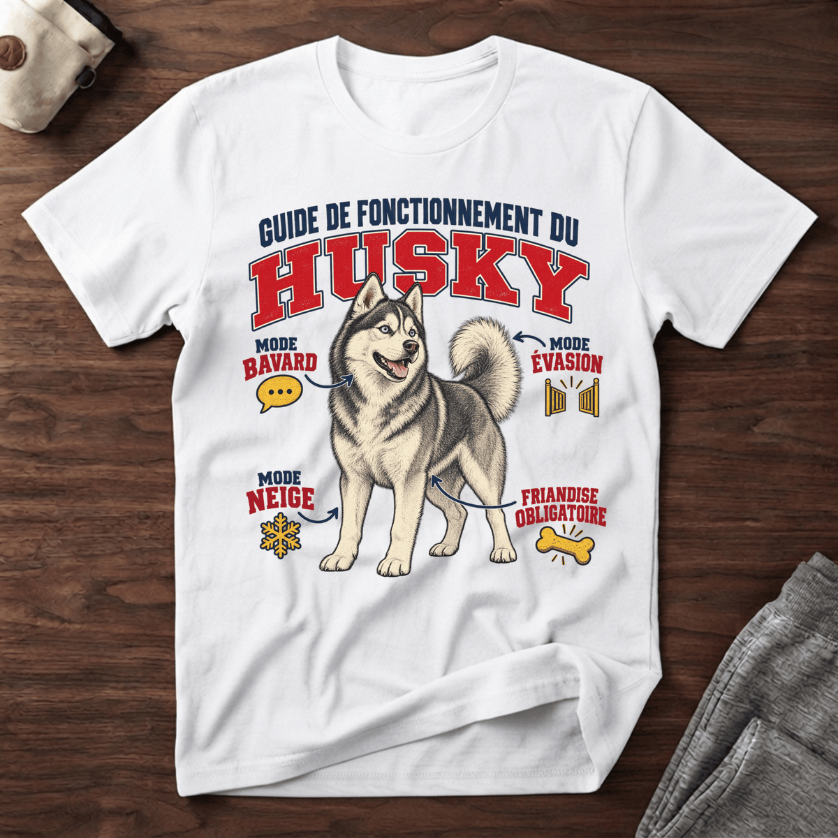 Guide de Fonctionnement du Husky - T-Shirt