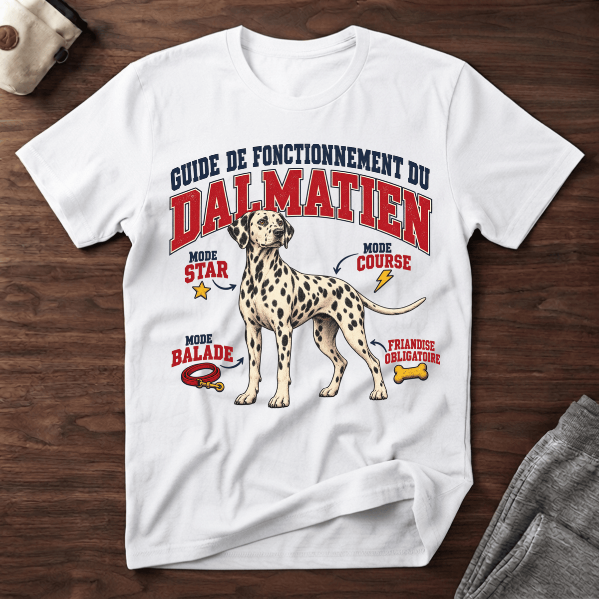 Guide de Fonctionnement du Dalmatien - T-Shirt