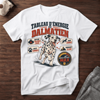 Tableau d'énergie du dalmatien - T-Shirt