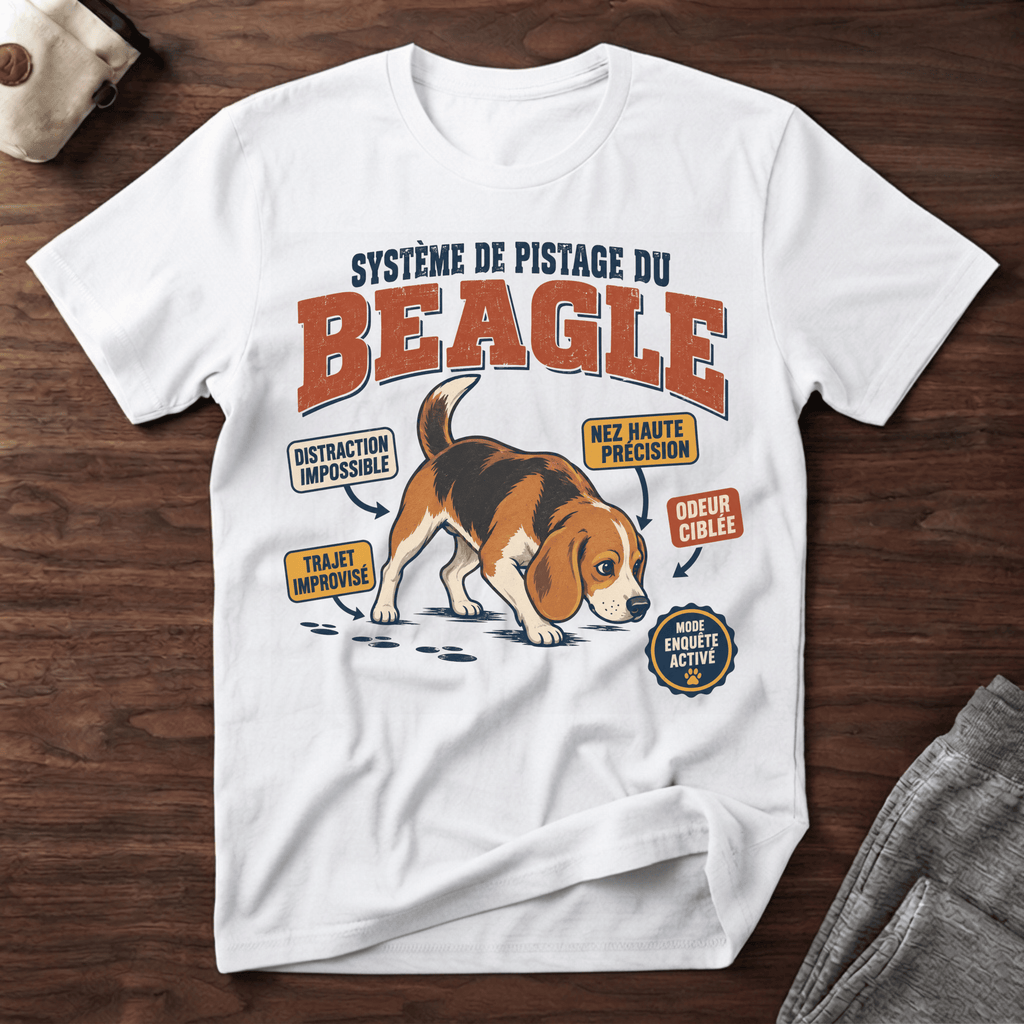 Système de pistage du Beagle - T-Shirt