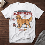 Guide de fonctionnement du Golden Retriever - T-Shirt