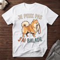 Je peux pas j'ai balade / Spitz Nain - T-Shirt