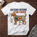 Batterie interne d'un chien - T-Shirt