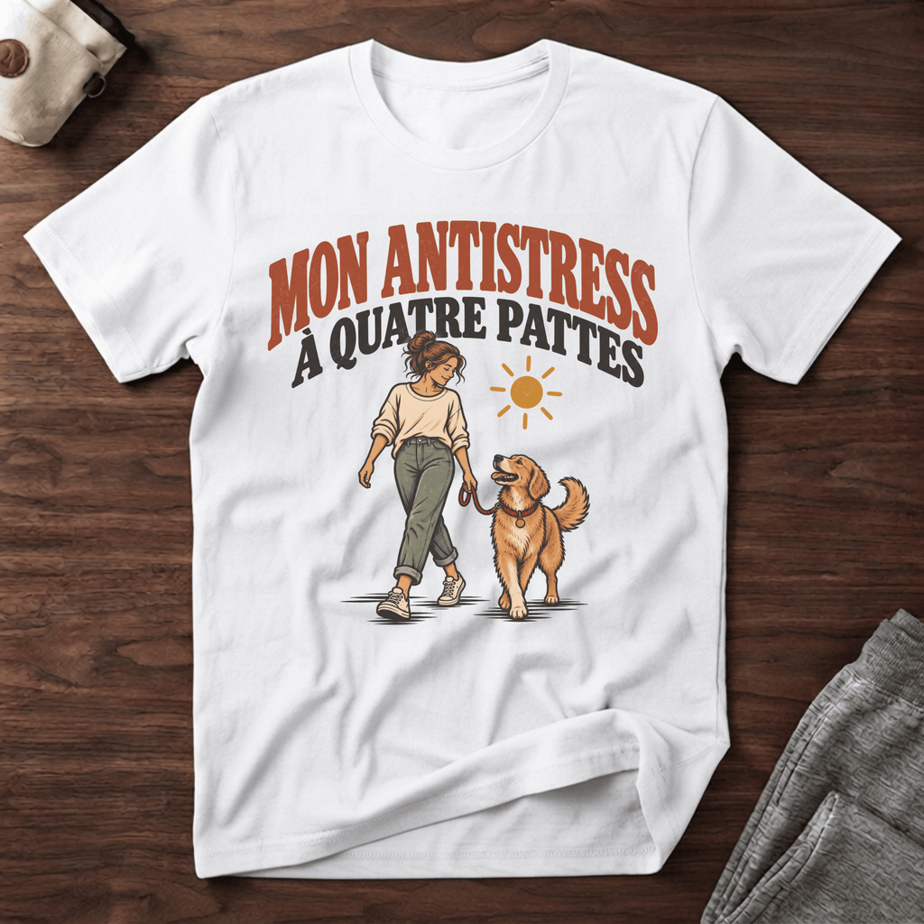Mon antistress à quatre pattes - T-Shirt