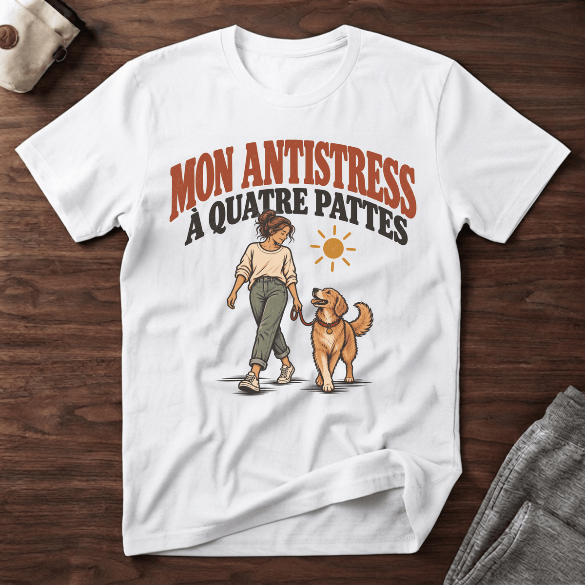 Mon antistress à quatre pattes - T-Shirt