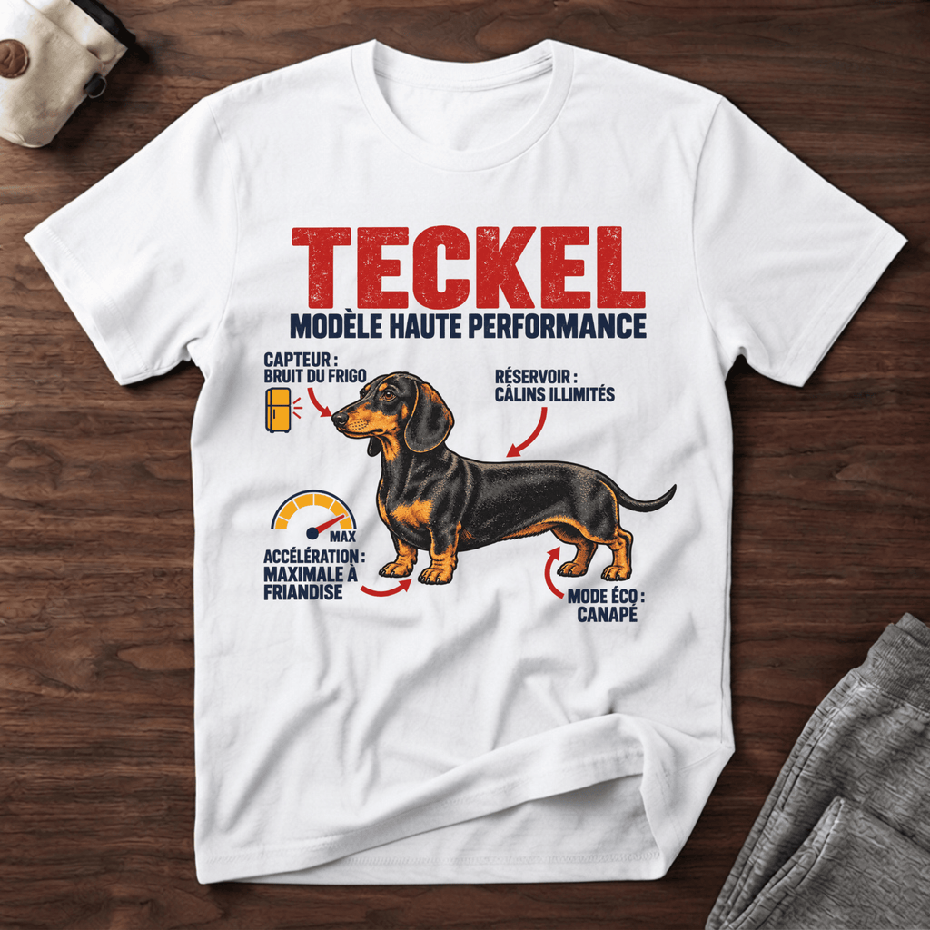 Teckel modèle haute performance - T-Shirt