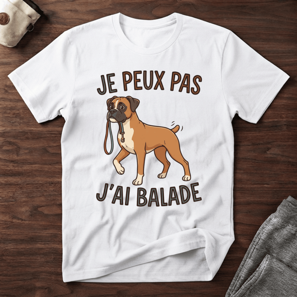 Je peux pas j'ai balade / Boxer - T-Shirt