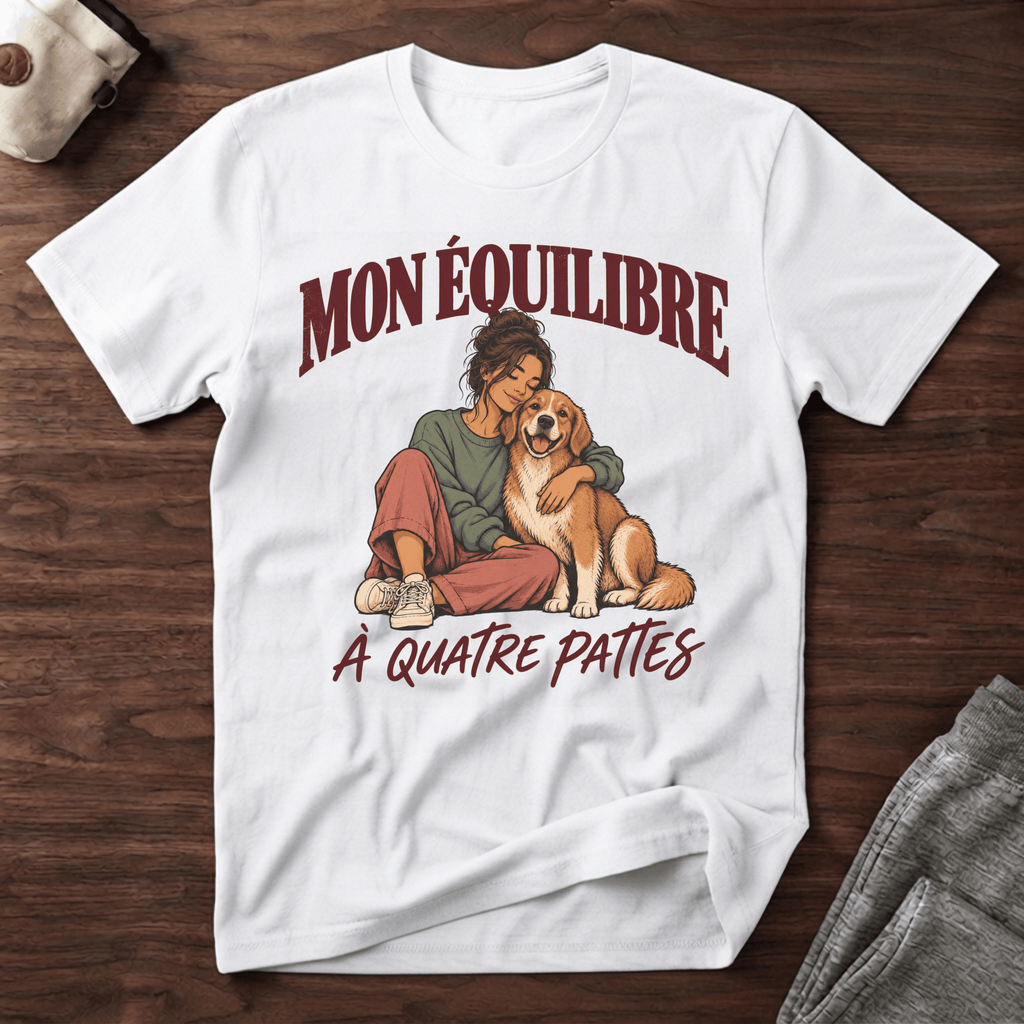 Mon équilibre à quattre pattes - T-Shirt