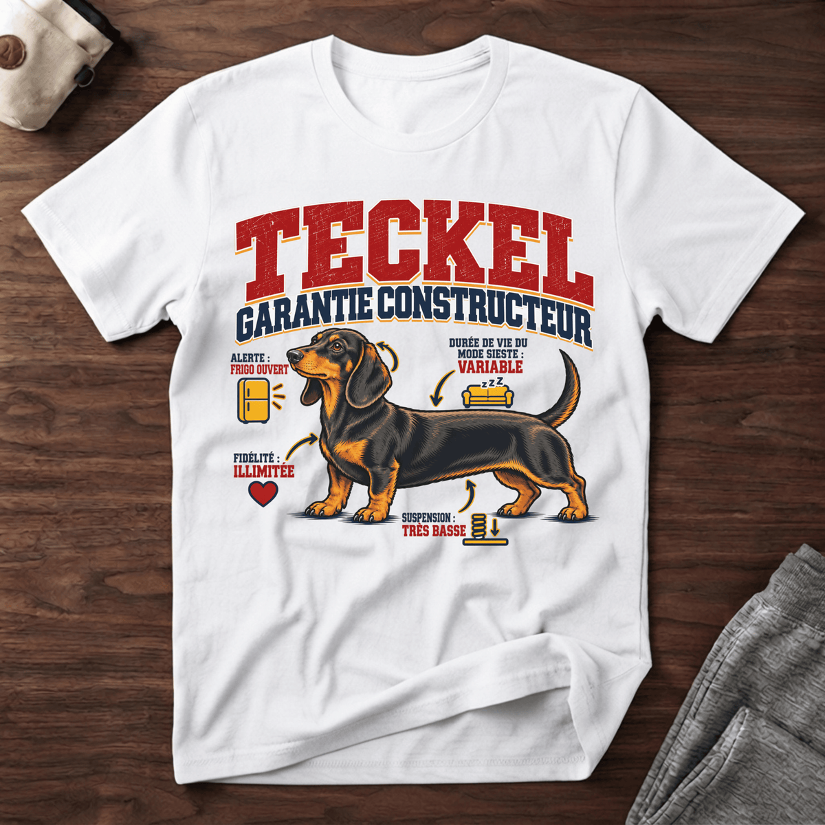 Teckel garantie constructeur - T-Shirt