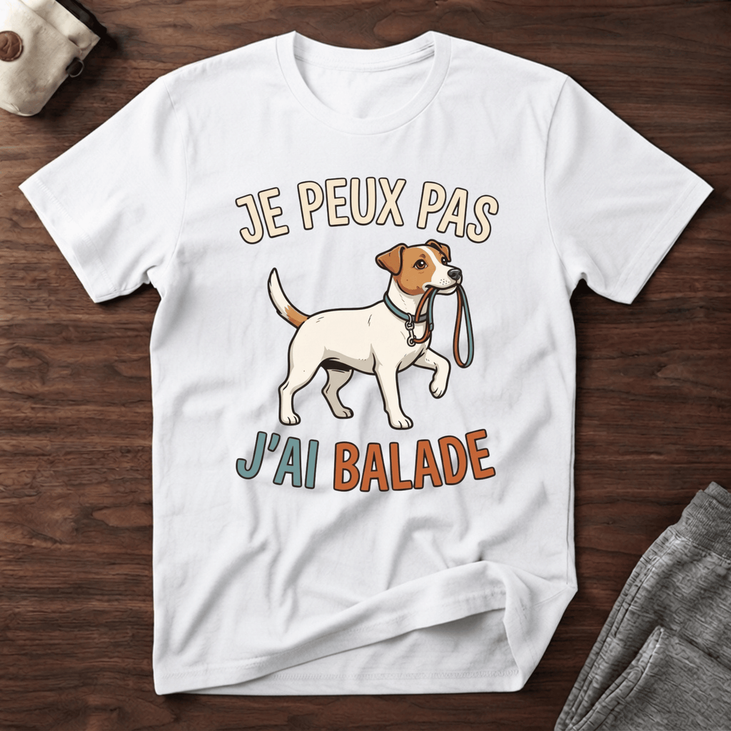 Je peux pas j'ai balade / Jack Russel - T-Shirt