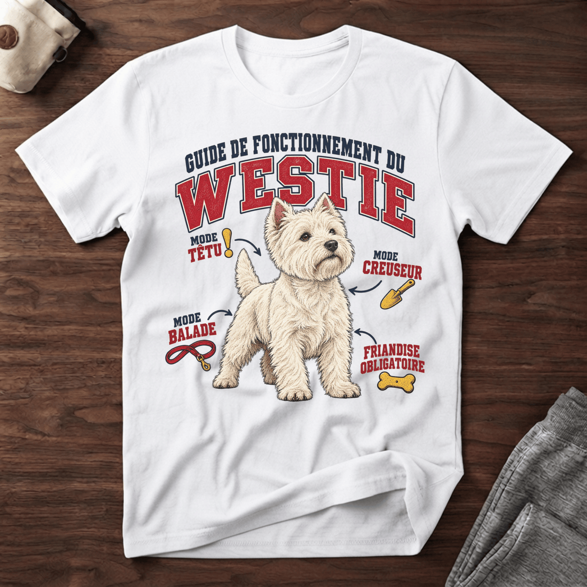 Guide de Fonctionnement du Westie - T-Shirt