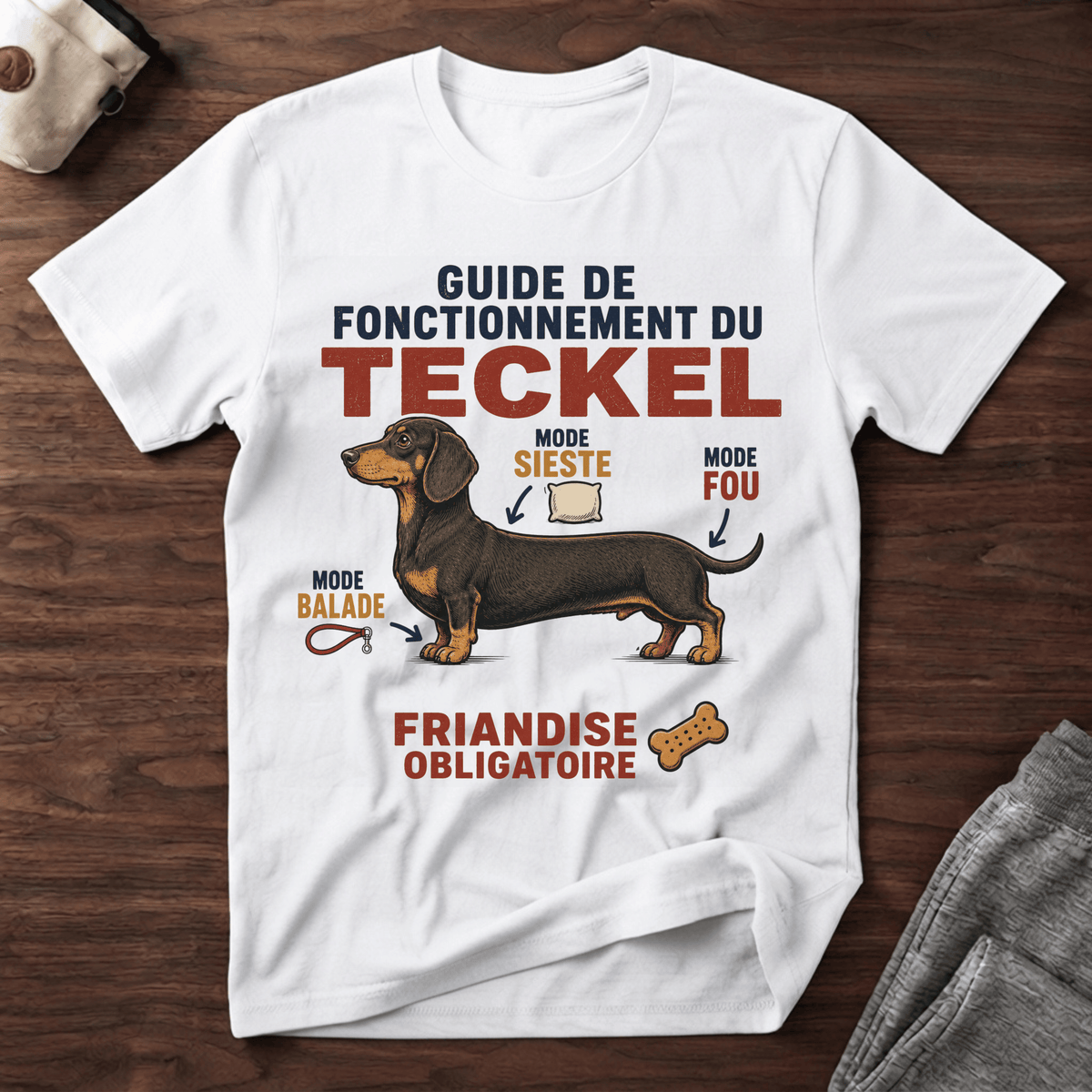 Guide de fonctionnement du TECKEL - T-Shirt