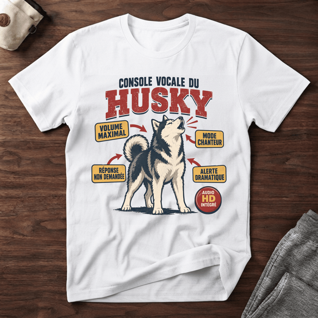 Console vocale du Husky - T-Shirt