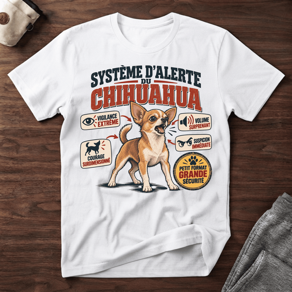 Système d'alerte du Chihuahua - T-Shirt