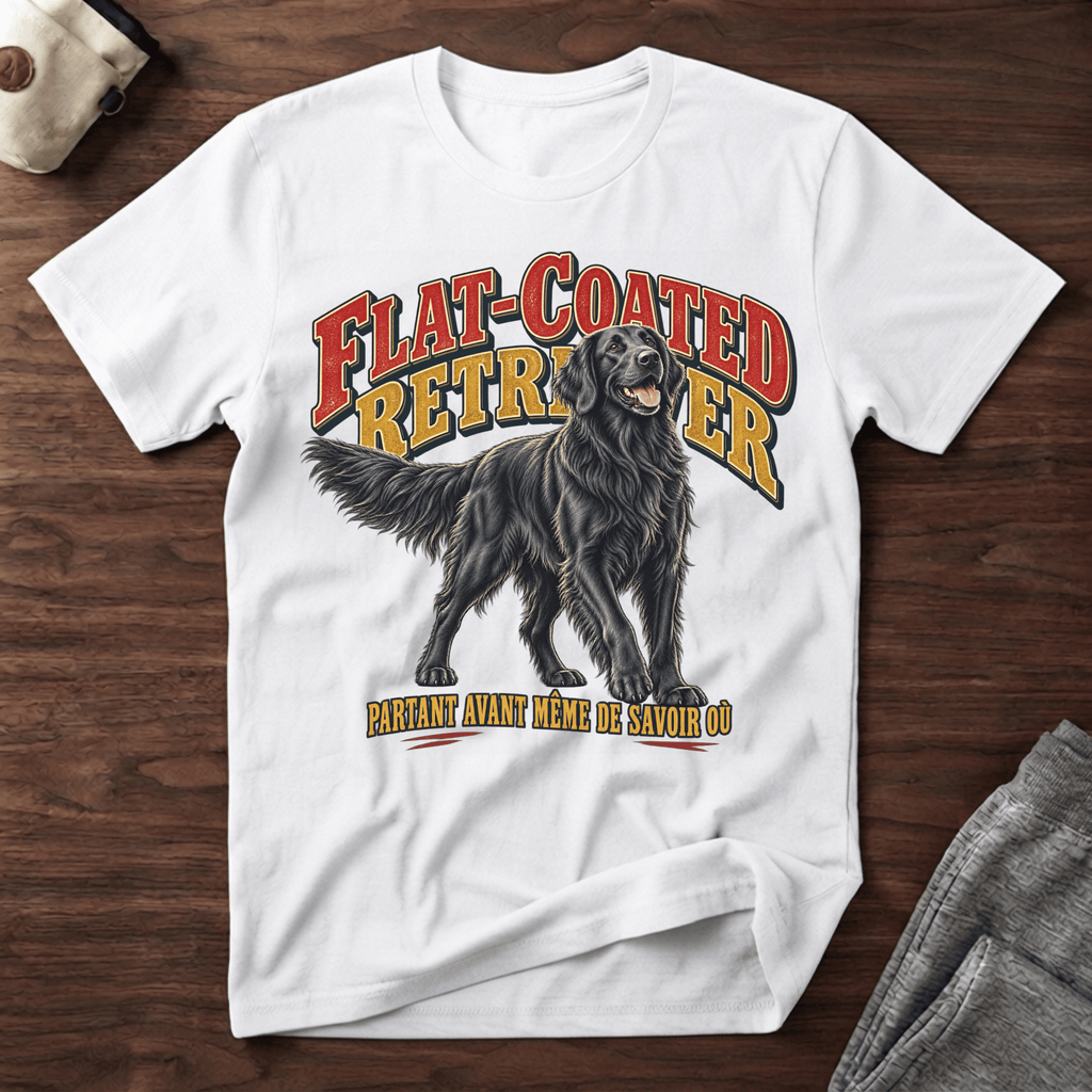 Flat-Coated Retriever - T-Shirt