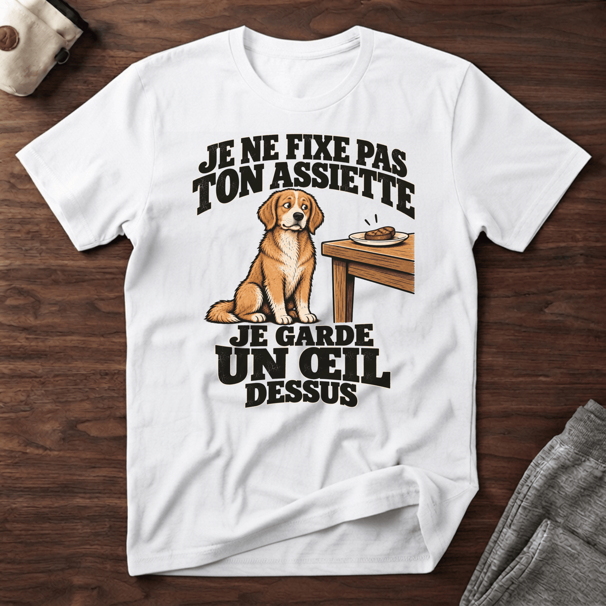Je ne fixe pas ton assiette - T-Shirt
