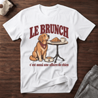 Le brunch, c'est aussi une affaire de chien - T-Shirt