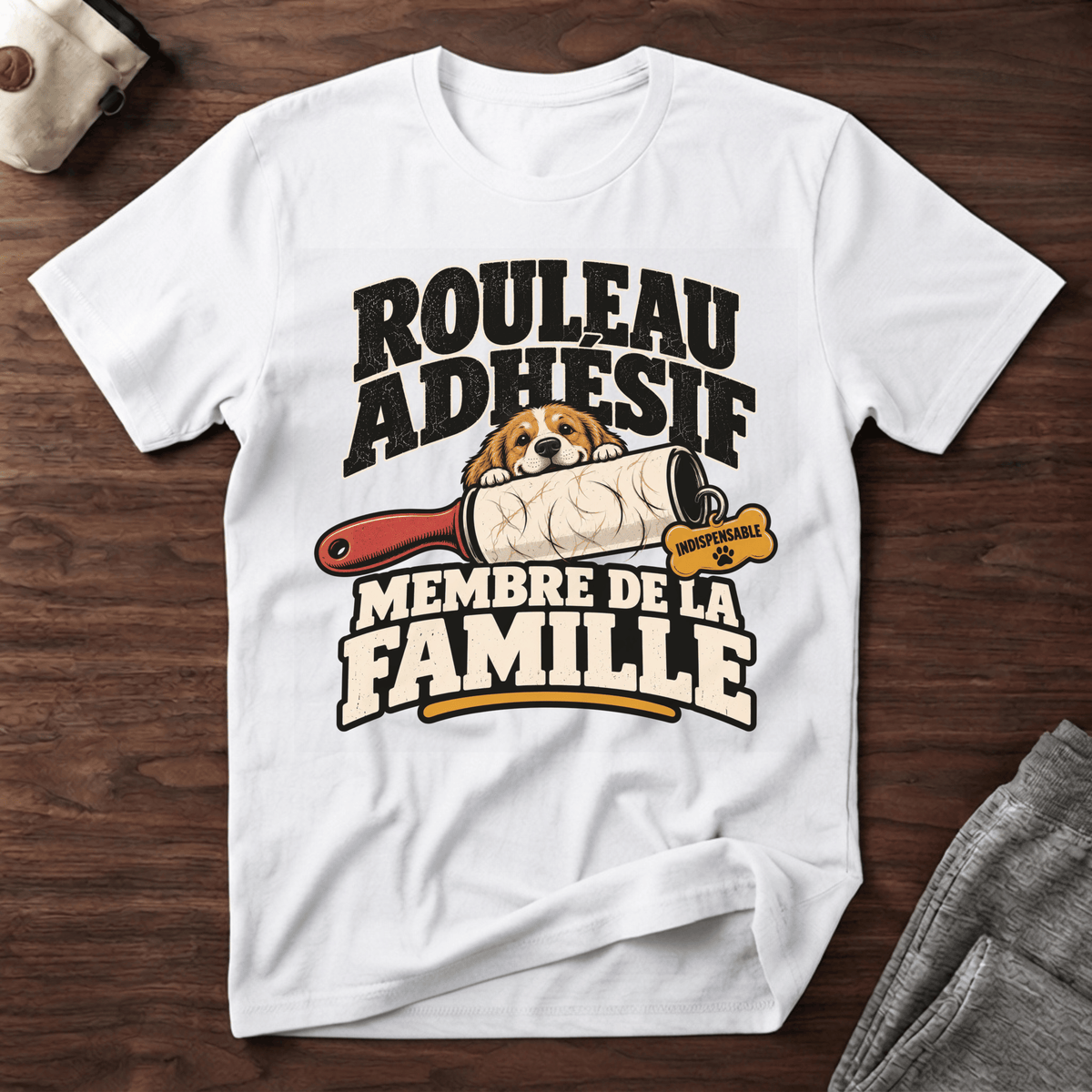 Rouleau adhésif / Membre de la famille - T-Shirt
