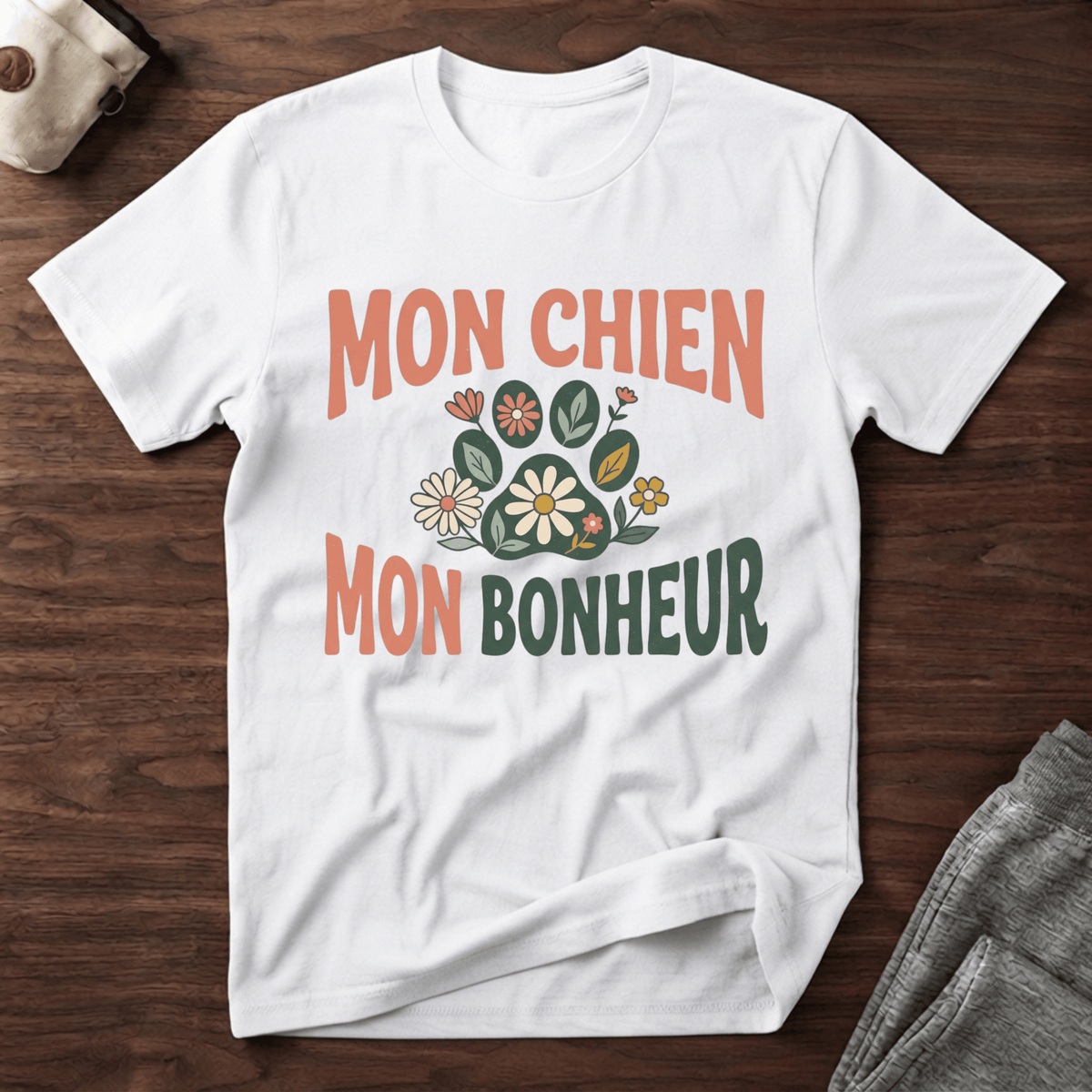 Mon chien / Mon bonheur - T-Shirt