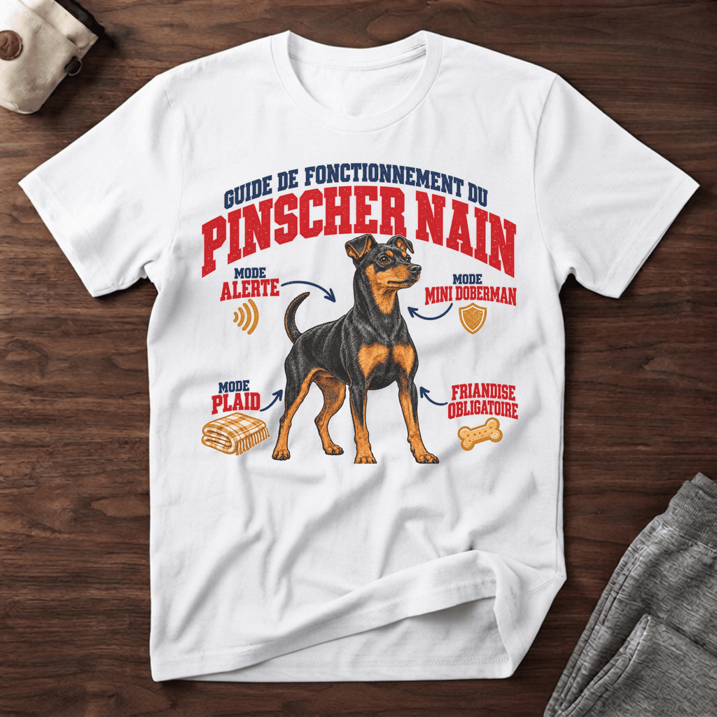Guide de Fonctionnement du Pinscher Nain - T-Shirt