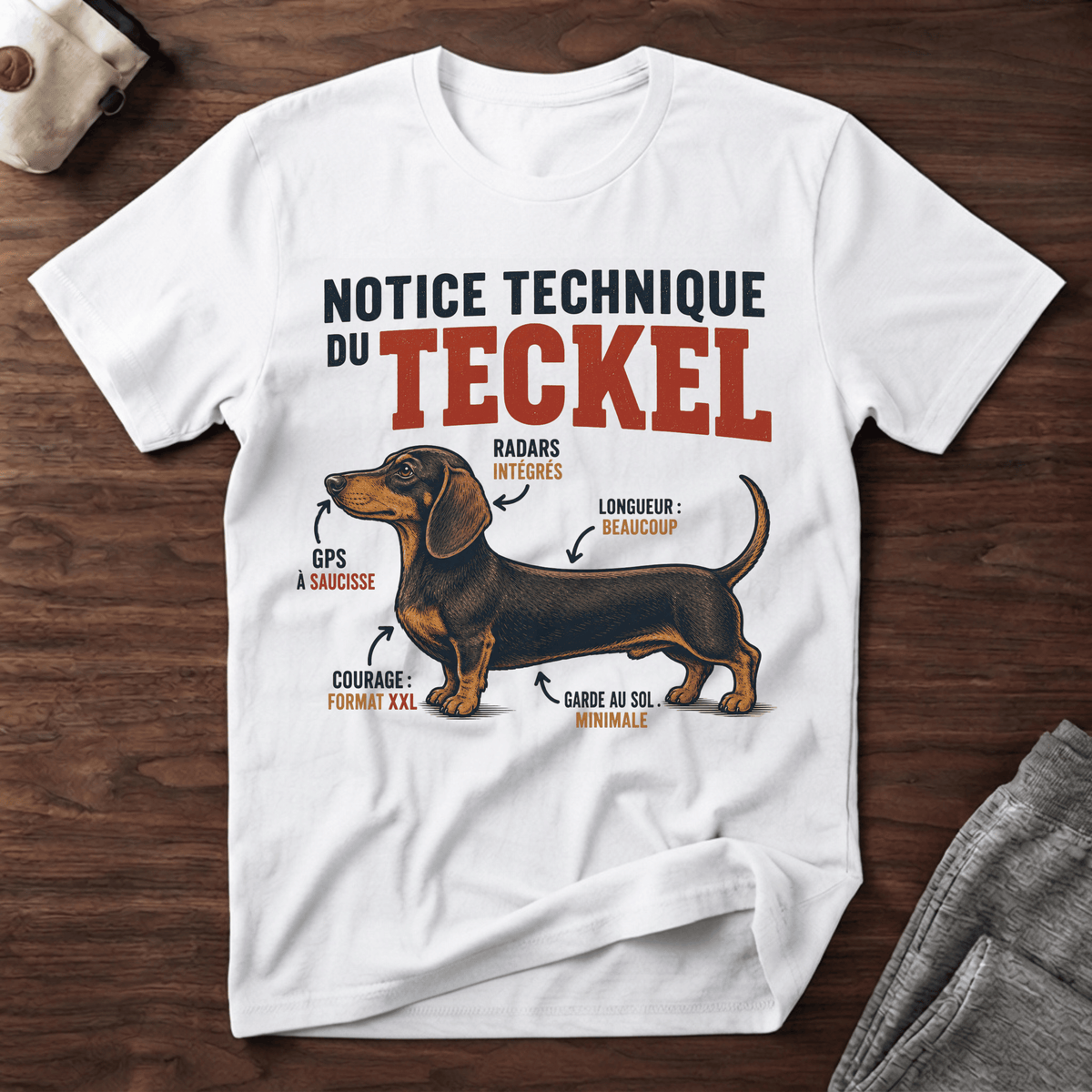 Notice technique du TECKEL - T-Shirt