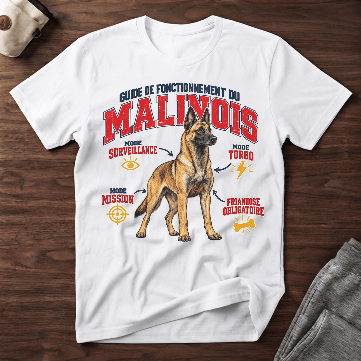Guide de Fonctionnement du Malinois - T-Shirt